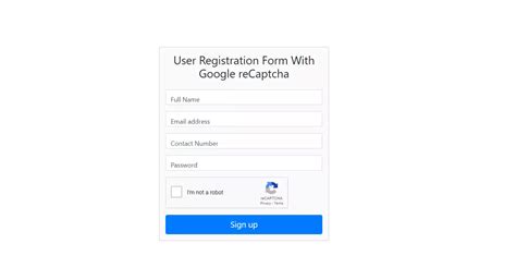 How To Add Google CAPTCHA In Registration Form In PHP HTML CSS Tutorials