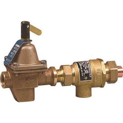 Watts 0386461 Backflow Preventer And Hot Water Boiler Fill Valve 12 In Sweat