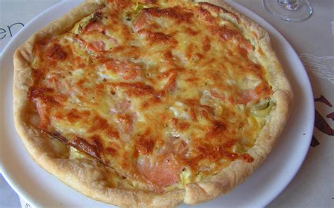 Tarte légère poireaux et saumon fumé Recettes de tous les jours