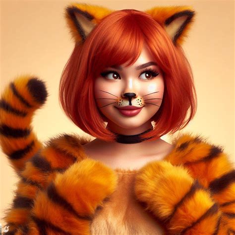 Cute Chubby Orange Ginger Tabby Cat Catgirl By Mysticnitekatt On Deviantart