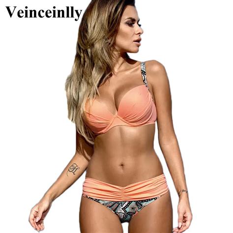 Aliexpress Buy Bather Sexy Bikni Set Bra Push Up Bikini