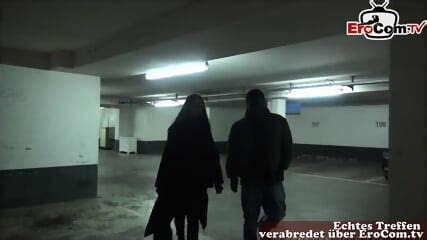 Public Interracial Sex In The Parking Garage With Lulu Gun