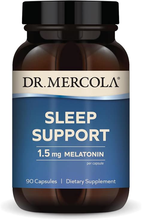 Amazon.com: Dr. Mercola Sleep Support, 1.5mg Melatonin Per Serving, 90 ...