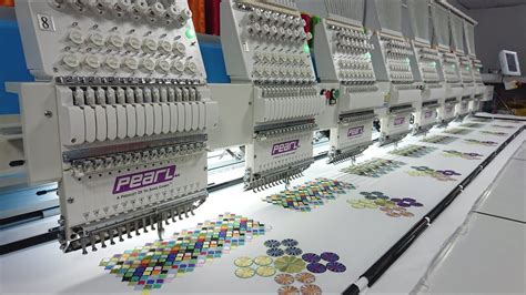 Pearl Computerized Tubular Embroidery Machine Youtube