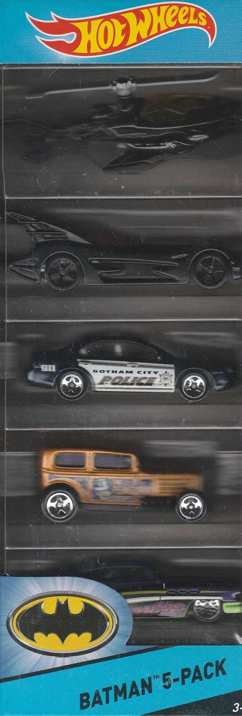 Moongem Comics Hot Wheels Batman 5 Pack 2015