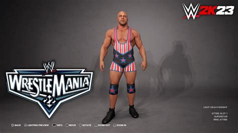 WWE 2K23 Kurt Angle WrestleMania 22 Attire YouTube