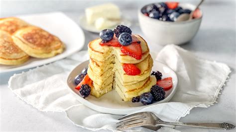 Fluffy Lemon Ricotta Pancakes Recipe