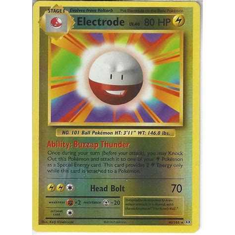 Pokemon Trading Card Game Electrode Reverse Holo Rare Card