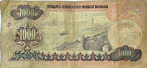 1000 Lira Turkey Numista