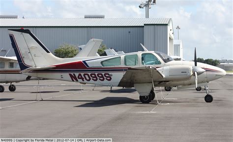 Aircraft N4099S 1975 Beech E 55 Baron C N TE 1037 Photo By Florida