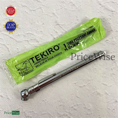 Jual TEKIRO Alat Ukur Tekanan Angin Ban Kecil 120 Lb Model Pensil