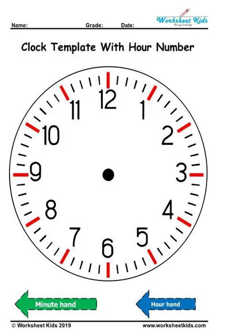 Teaching How To Read A Clock Worksheet