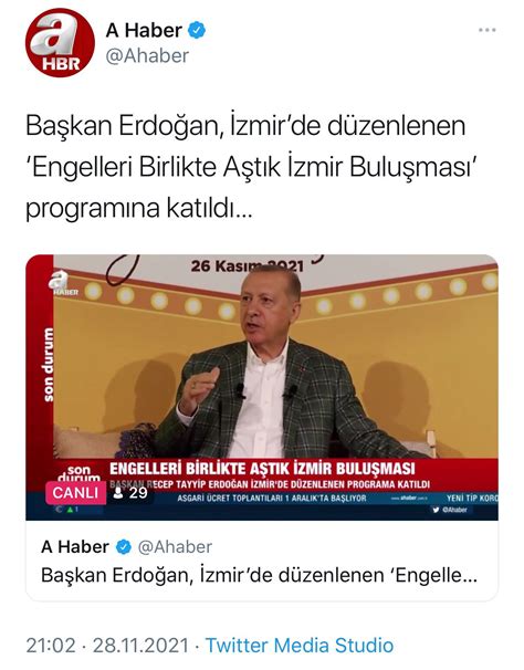 Türkmenistandaki Erdoğan 3800 km ötedeki İzmirden canlı yayın yaptı