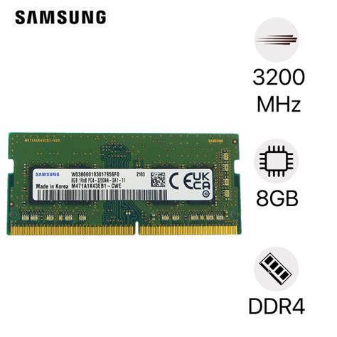 So sánh RAM Laptop Samsung 8GB DDR4 3200MHz và RAM Laptop Kingston 8GB