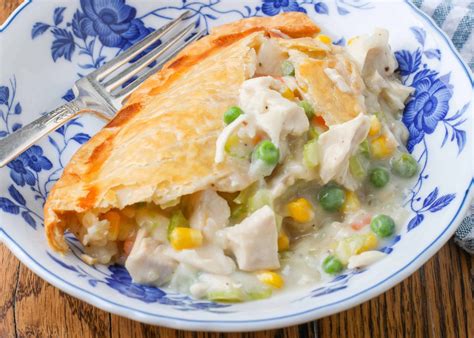 Easy Chicken Pot Pie with Frozen Vegetables - Vegetable Recipes