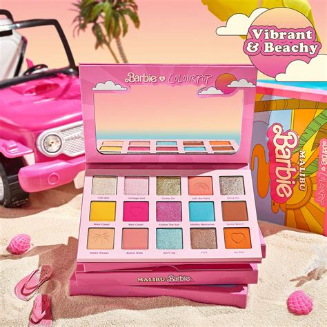 Malibu Barbie Pressed Powder Makeup Palette In 2021 Malibu Barbie Barbie Colourpop