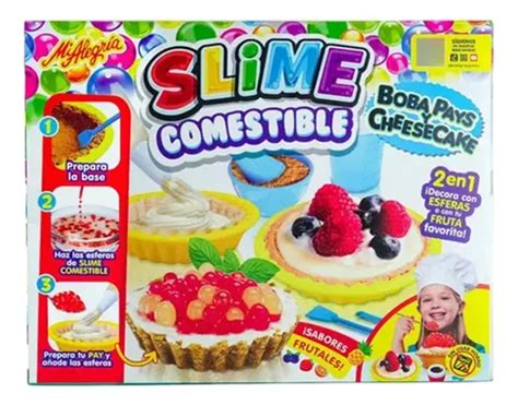 Fabrica De Slime Comestible Bobapays Y Cheesecake Mi Alegr A