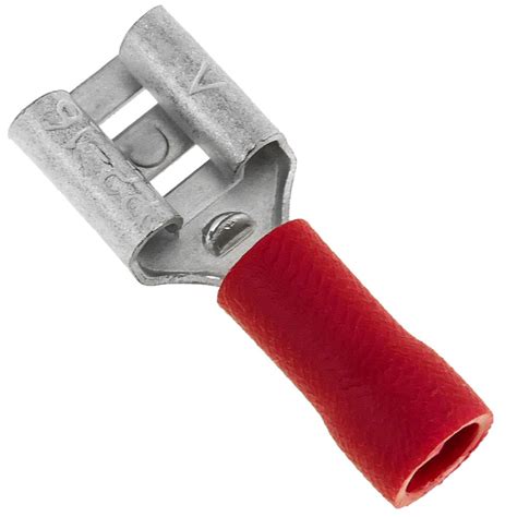 Terminal Faston Hembra 6 3 Mm Rojo Pack De 100 Uds Cablematic