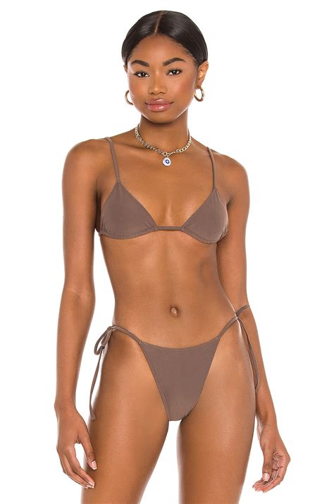 Tropic Of C Equator Bikini Top In Driftwood Revolve