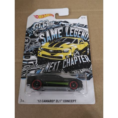 Hot Wheels Camaro ZL Concept Card Not Mint Condition Shopee Malaysia