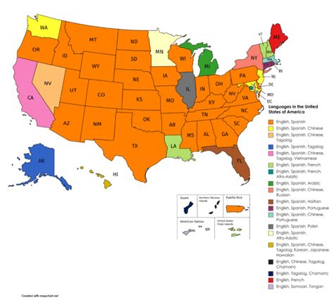 Language Map Of The Us Alyssa Marianna