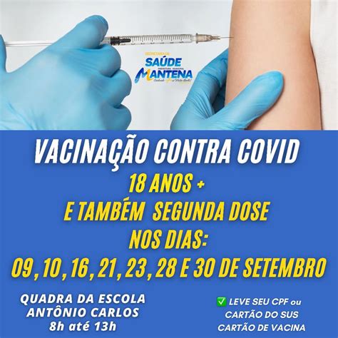 Vacina O Contra Covid No M S De Setembro Prefeitura Municipal De