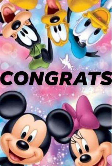 Mickey Mouse Congratulations Clip Art