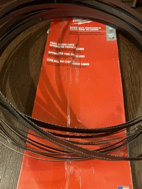 55 PACK Milwaukee 44 7 8 10 14 TPI Deep Cut Band Saw Blades EBay