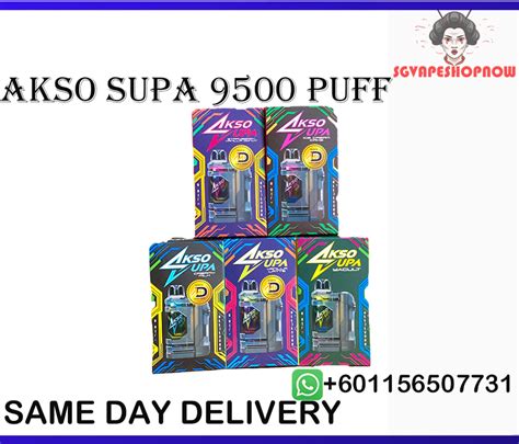 AKSO SUPA 9500 DISPOSABLE SGVAPESHOPNOW