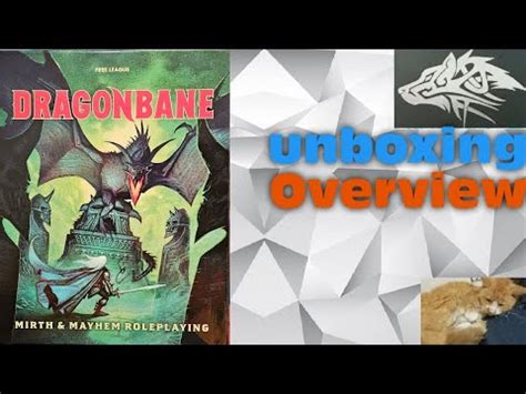 Unboxing Overview Of Dragonbane Core Set Starter Set From Free