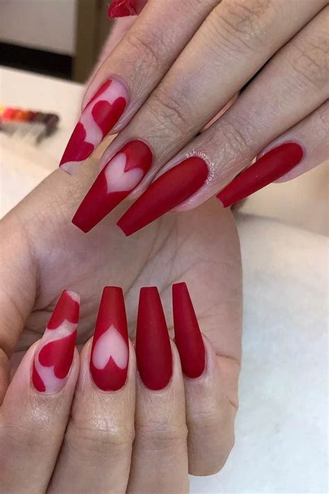 41 Cute Valentines Day Nail Ideas For 2020 Page 3 Of 4 Stayglam