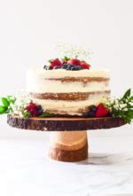 Naked Vanilla Cake Simple Everyday Recipes