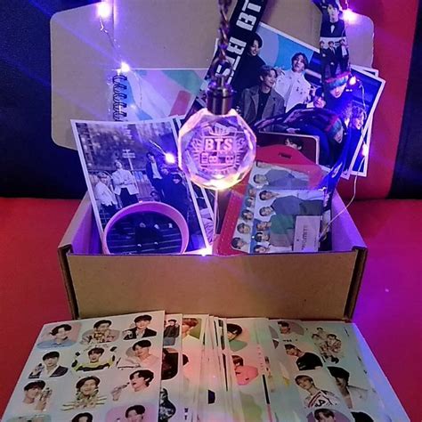 K Pop Set Gift Box Surprise Bts Dynamite And Butter Free Box Add On