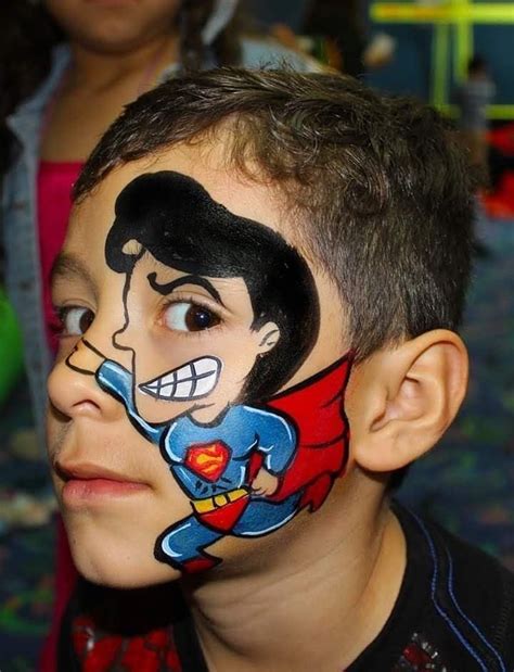 Pin By Jackie C Gray On Face Paint And Body Art Superhero Face