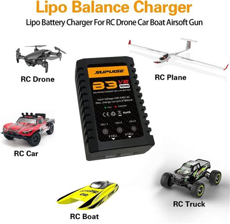 Supulse B3v2 Ac Lipo Charger 2s 3s 10w Rc Balance Charger