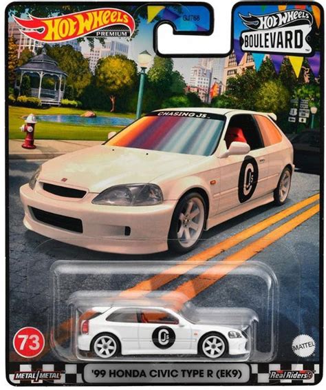 Samochód Mattel Hot Wheels Boulevard 99 Honda Civic Type R biały porównaj ceny Allegro pl