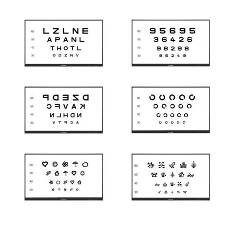 Digital Visual Acuity Chart Od S Choice Lenscan Medical Inc