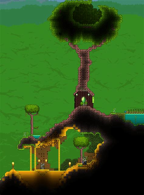 My Pre Hardmode Build For The Jungle Pylon Terraria