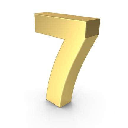7 Number 3D, Incl. 7 & number - Envato
