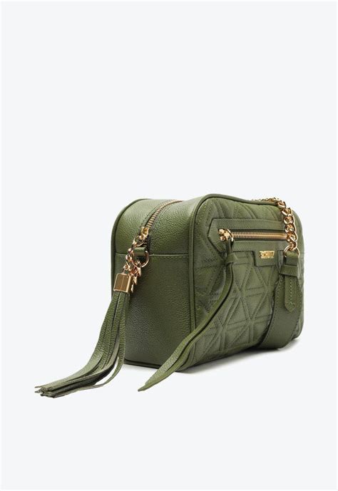 Bolsa Feminina Tiracolo Mirella Couro Pr Fall Schutz Verde Musgo