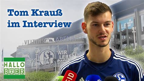 Schalke 04 Tom Krauß im Interview YouTube