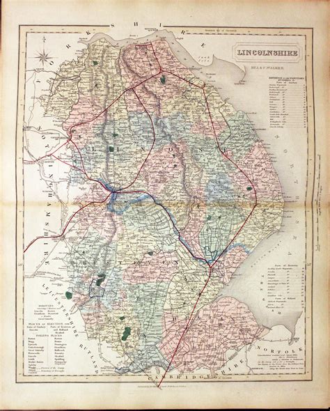 Antique Maps Of Lincolnshire Richard Nicholson