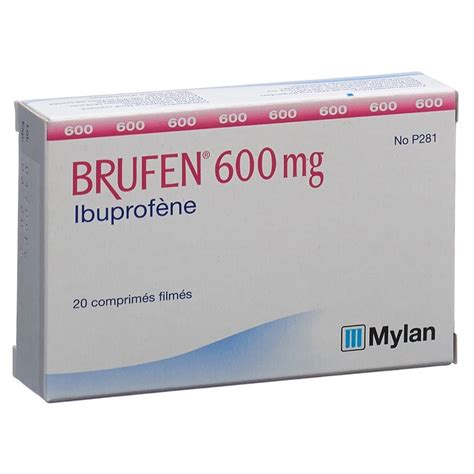 BRUFEN Cpr Pell 600 Mg Blist 20 Pce Commander En Ligne