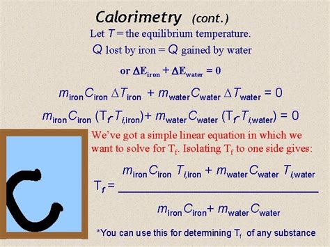 Final Equilibrium Temperature Equation Tessshebaylo