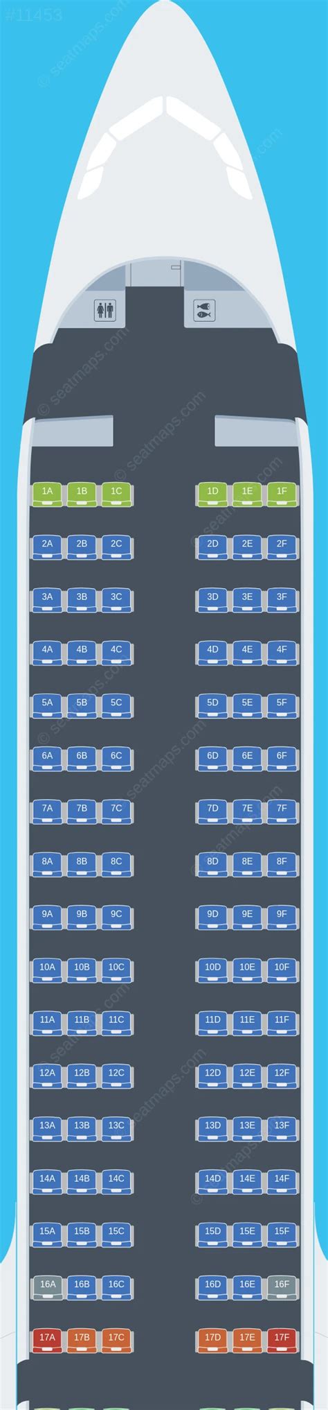 Seat Map Of Airbus A Hisky Europe Updated