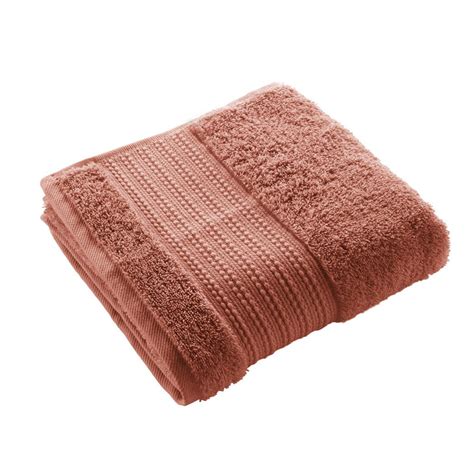 Serviette de bain coton bio 50 x 90 cm Méline Terracotta Linge de