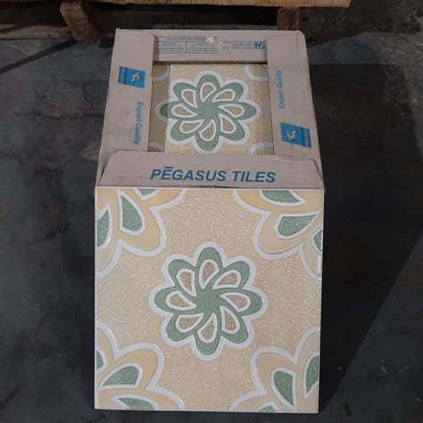 KERAMIK LANTAI MATTE GRAPHIC EMBOSS 25 X 25 PEGASUS ATOM GREEN 51163