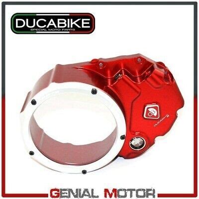 Carter Embrayage Huile Transp Rouge Argent Ducabike Ducati Scrambler