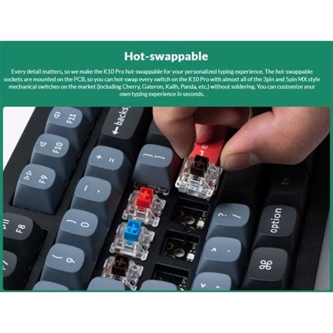 Jual Keychron K Pro Qmk Via Barebone Hot Swappable Rgb Backlight Shopee Indonesia