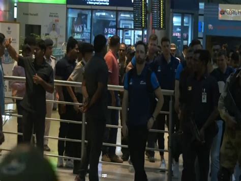 New Zealand team arrives in Hyderabad for Cricket World Cup